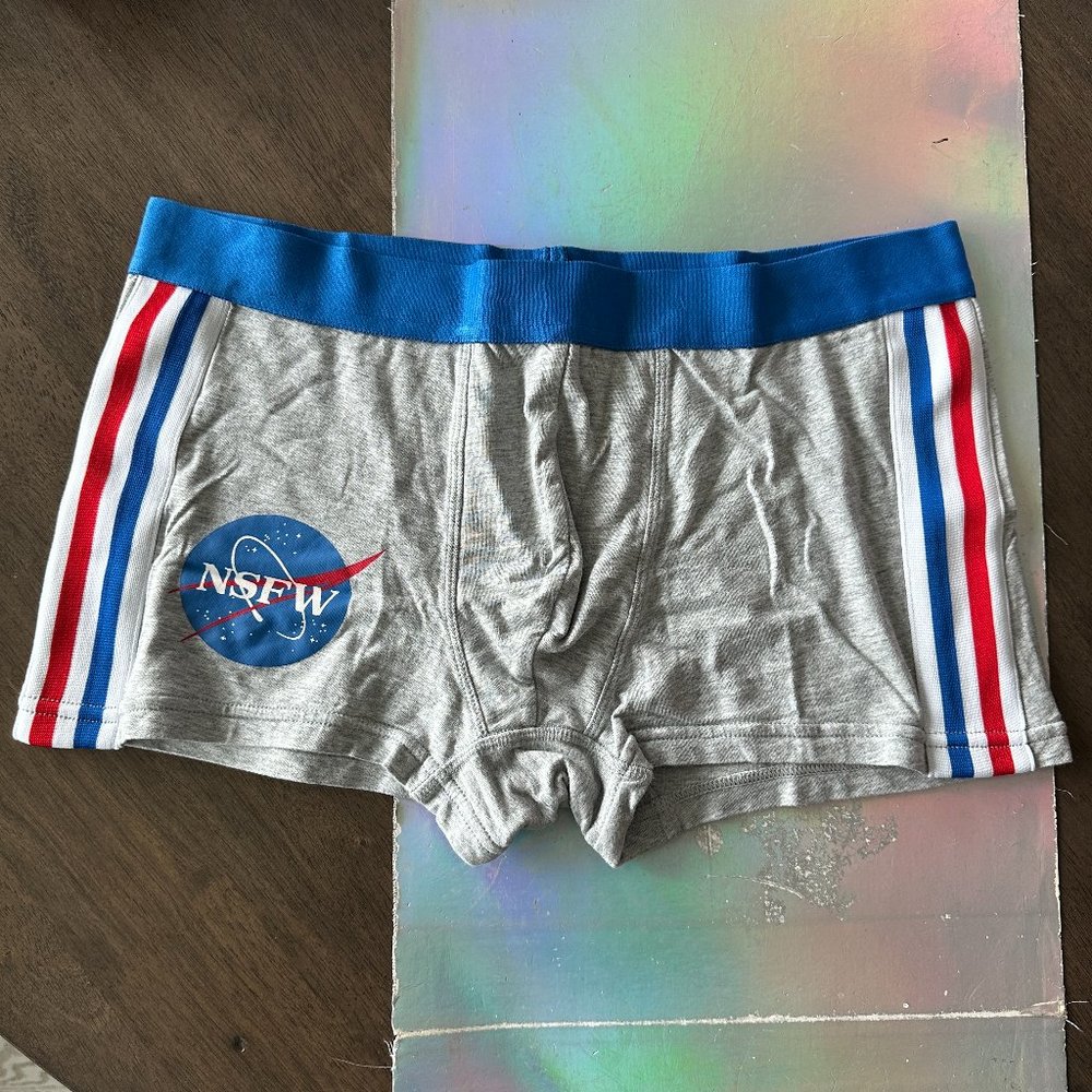 Mens Simons NASA Print Trunks size Large
